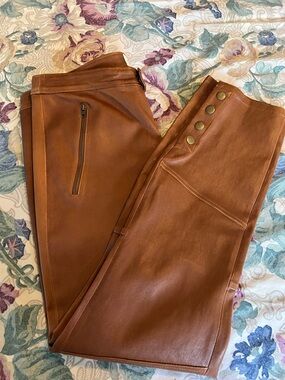 JOIE DARNELLA LEATHER PANTS
DARK AMBER